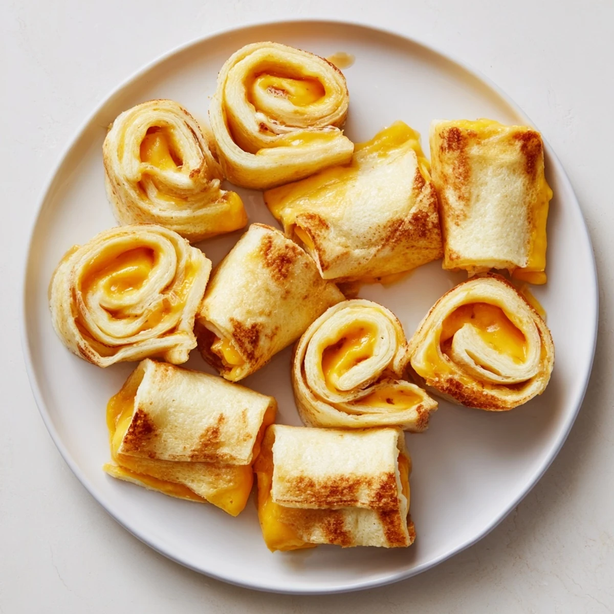 Crispy, buttery Easy Christmas Grilled Cheese Rollups, the ultimate comfort snack for cold winter days, hot and delicious.