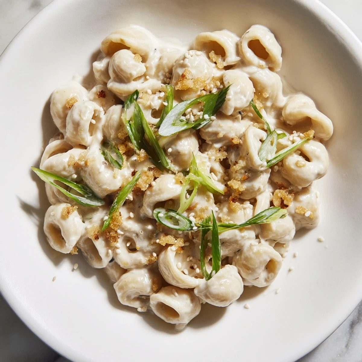 Creamy Miso Ditalini Fusion