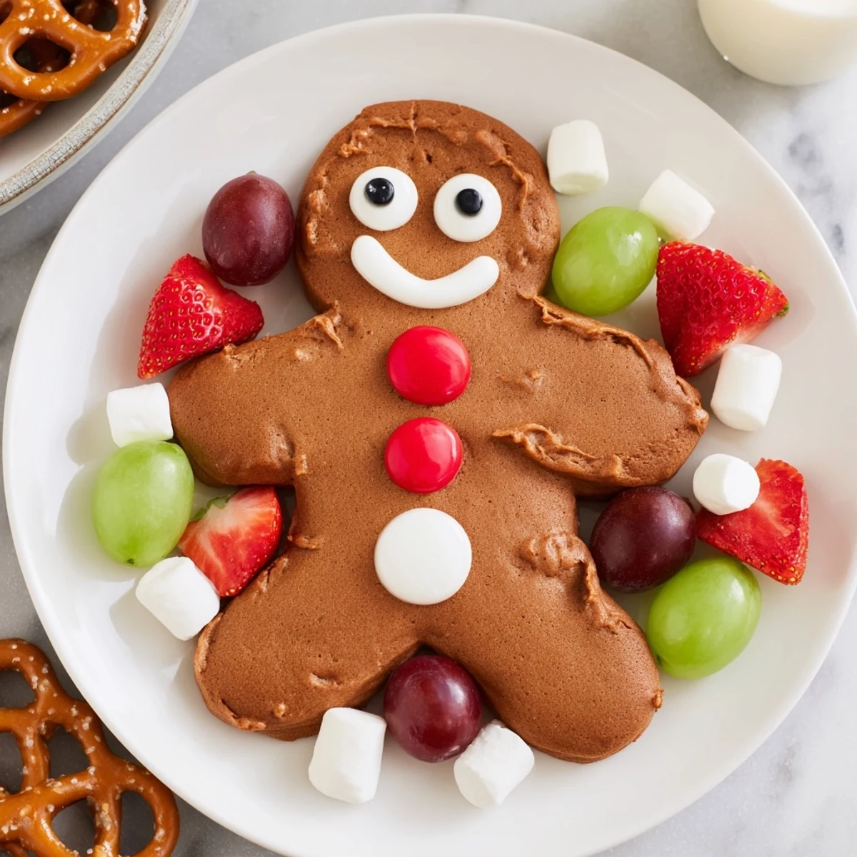 Gingerbread Man Cookie Board