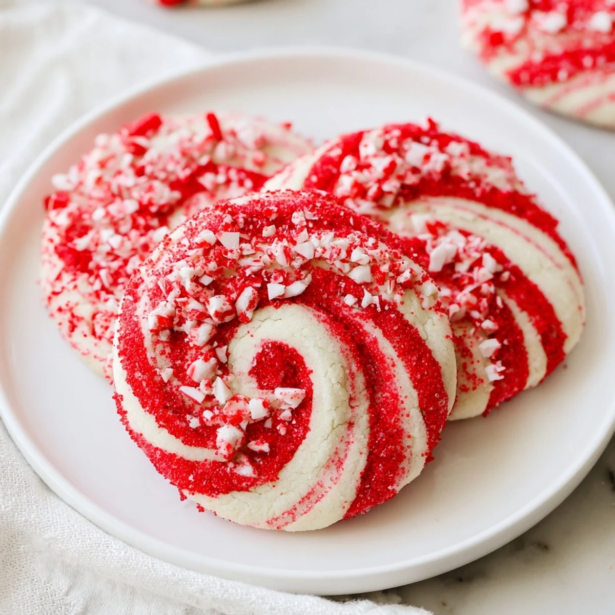 Candy Cane Swirl Cookies