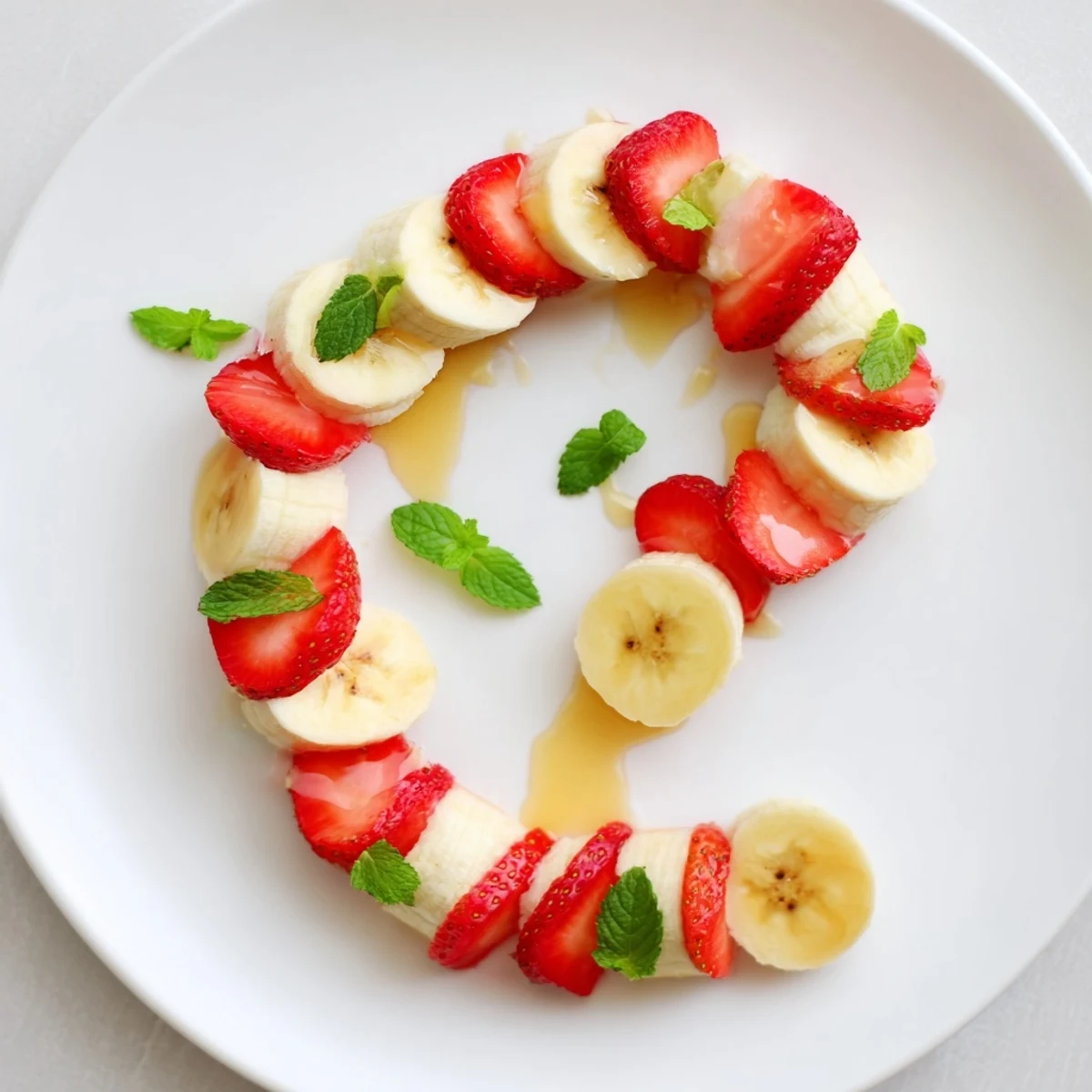 Banana Strawberry Candy Cane