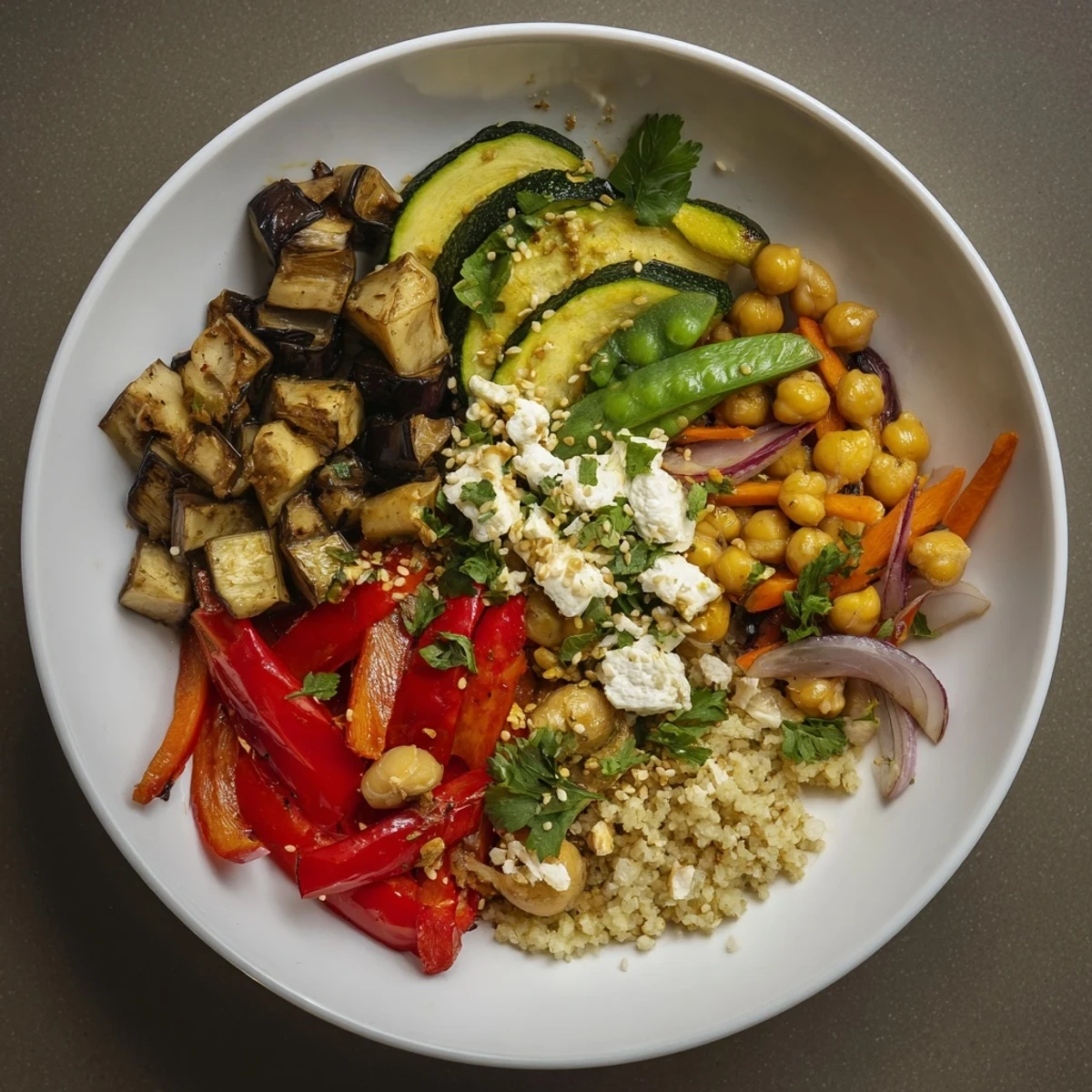 The Spice Route brings a global flavor trip with an artful mix of vibrant vegetables and spices.