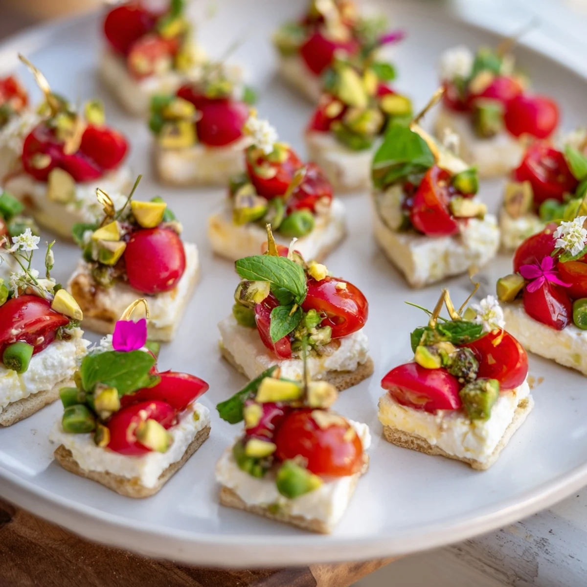 Enjoy a visually stunning "Hanging Gardens" starter, arranged like an edible garden with fresh components.