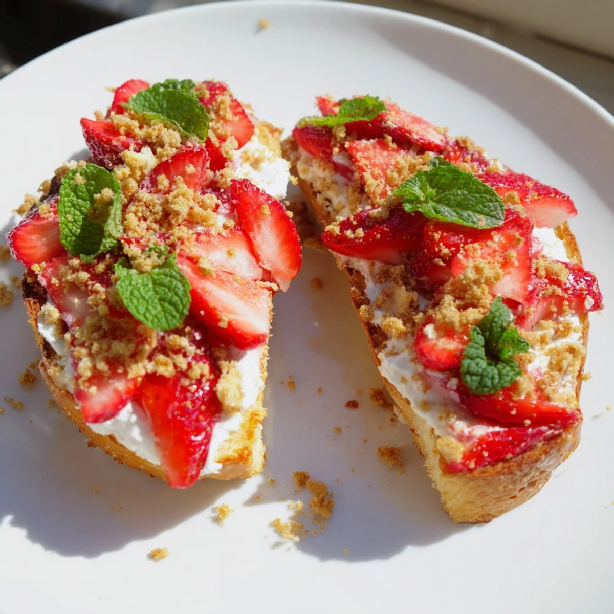 Strawberry Cheesecake Toast
