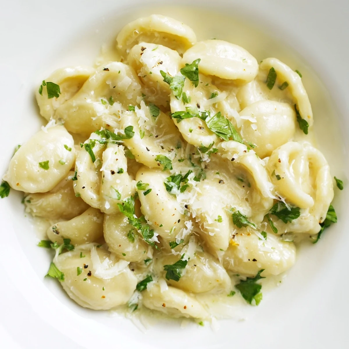 Enjoy homemade 15-Minute Creamy Garlic Butter Ditalini, coated in a rich, buttery garlic sauce.