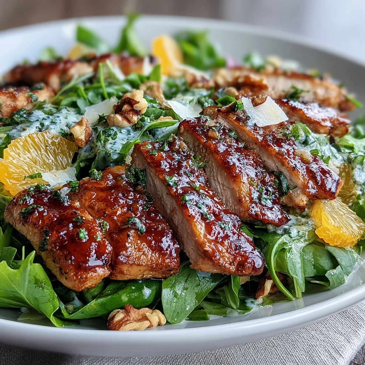 Grilled Chicken Strawberry Spinach