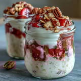 Strawberry Cheesecake Overnight Oats