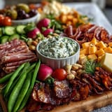 Spring Charcuterie Board Herb Dip