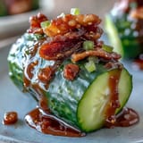 Crunchy dill pickles layered with sour candies and Tajín seasoning, creating a bold and spicy-sweet viral snack sensation.
