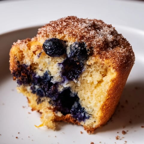 Golden-brown Budget Christmas Blueberry Muffins, perfect for a cozy American holiday morning treat.
