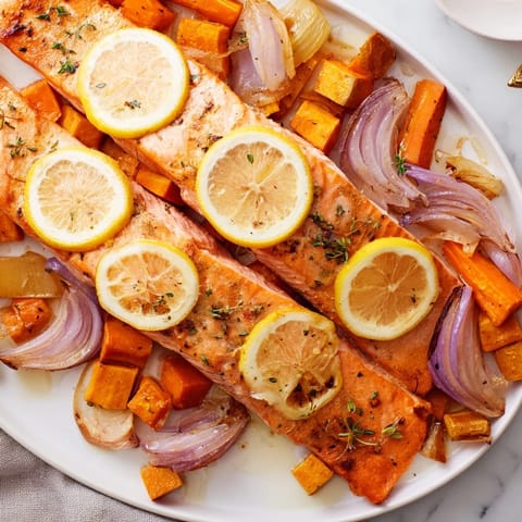 Sheet-Pan Salmon with Vegetables