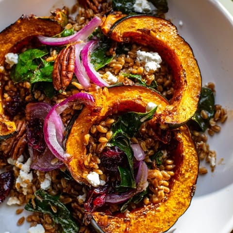 Farro Mustard Green Salad