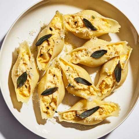 Pumpkin Gouda Stuffed Shells