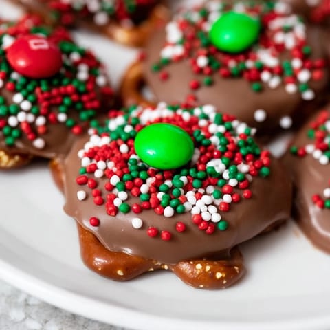 Air Fryer Christmas Pretzel Bites