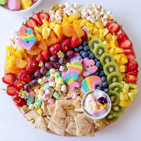 Magical Unicorn Rainbow Dessert