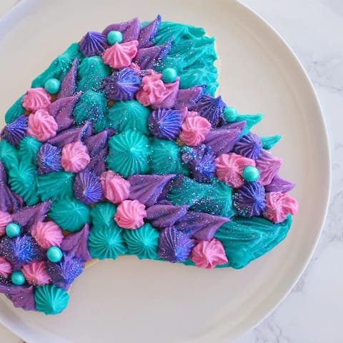 Mermaid Tail Under Sea