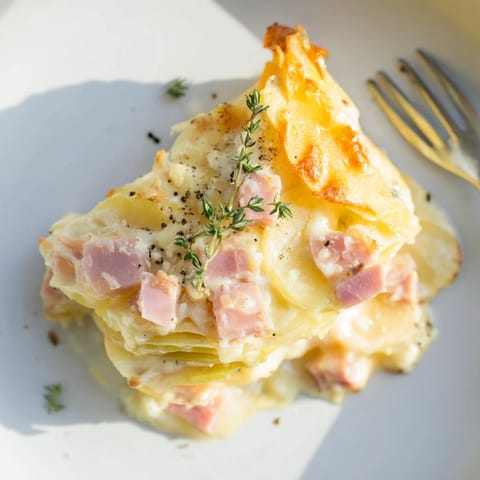 Cozy Baked Potatoes Cheese Ham