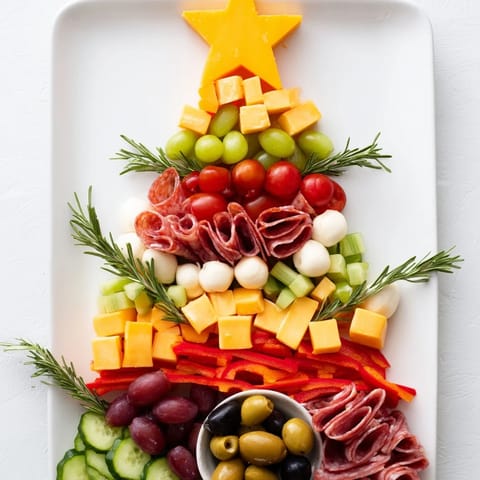 Christmas Tree Charcuterie Board