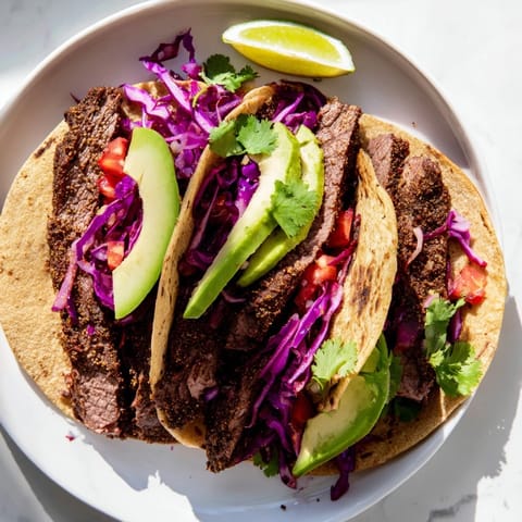 Coffee Rubbed Steak Tacos