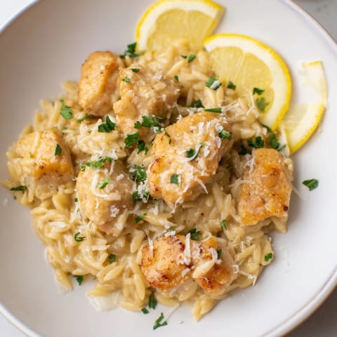 Creamy Lemon Chicken Orzo