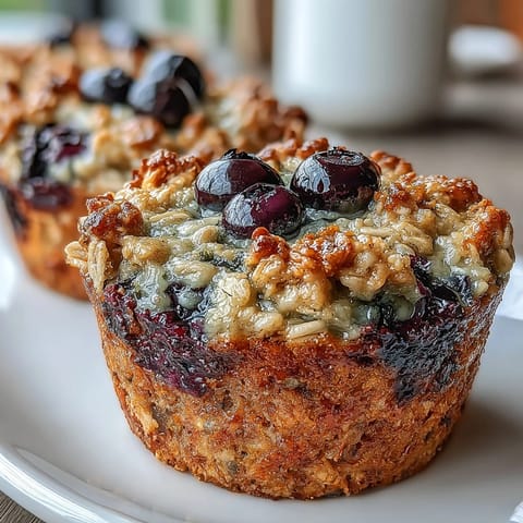 One-Bowl Lemon Blueberry Oatmeal