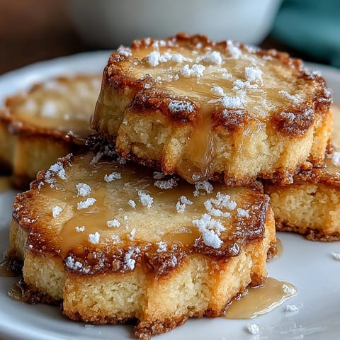 Buttery cardamom shortbread cookies dusted with powdered sugar, offering a delicate spiced aroma.