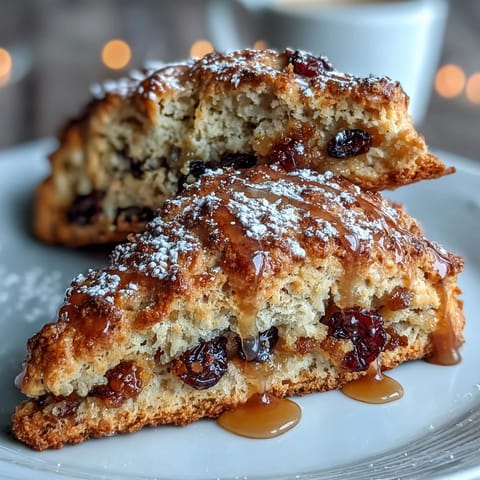 Candied Orange Cranberry Scones