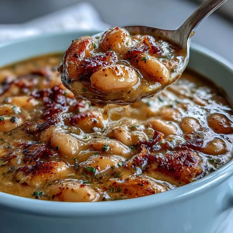 Ham Bone Bean Soup Smoky