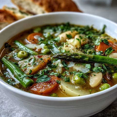 Spring Minestrone with Beans