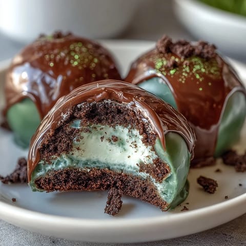 Festive green Oreo truffle balls with creamy center and vibrant coating, perfect for St. Patrick's Day celebrations.