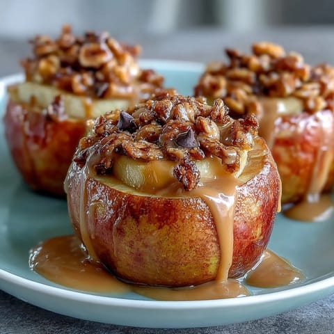 Candy apple slices drizzled with peanut butter and sprinkled with crunchy granola for a sweet, satisfying snack.