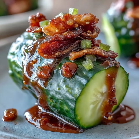 Crunchy dill pickles layered with sour candies and Tajín seasoning, creating a bold and spicy-sweet viral snack sensation.