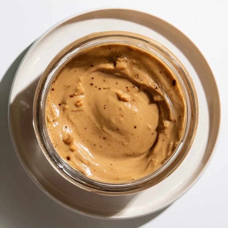 Creamy Quick Christmas Cookie Butter Spread with warm spice aromas, perfect for dipping apple slices.