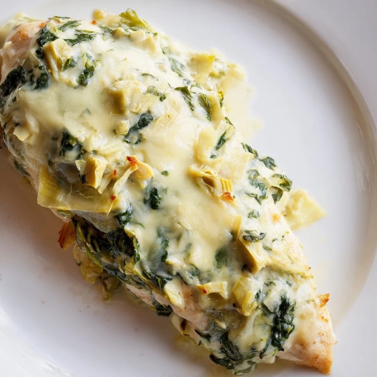 Tender chicken breasts topped with creamy Greek yogurt, melted mozzarella, and parmesan cheese.