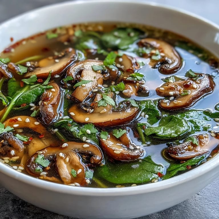 Chopped vegetables simmering in a pot for a restorative Miso Ginger Winter Soup.
