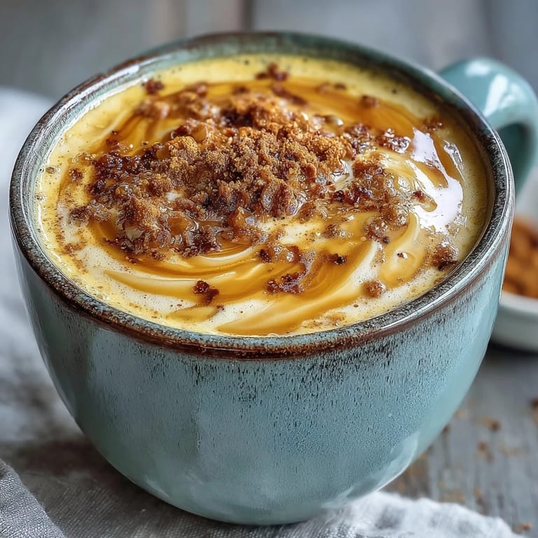 Turmeric and Ginger Golden Milk frothing in a blender, showcasing the creamy golden texture ready for a cozy bedtime drink.