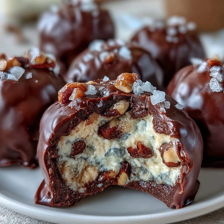 Frozen protein-packed peanut butter cottage cheese treats with a rich chocolate coating.  