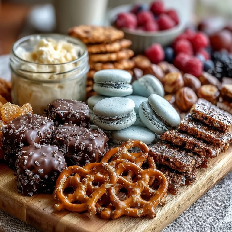 Celebrate Pisces with this enchanting snack board, showcasing blue fruits, blue cheese, and sweet treats, perfect for stargazers and party gatherings.
