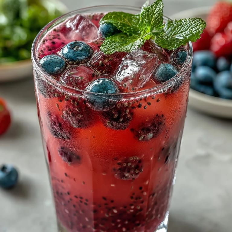Refreshing Dragon Fruit Lemonade with Chia Seeds, perfect for a hot summer day.