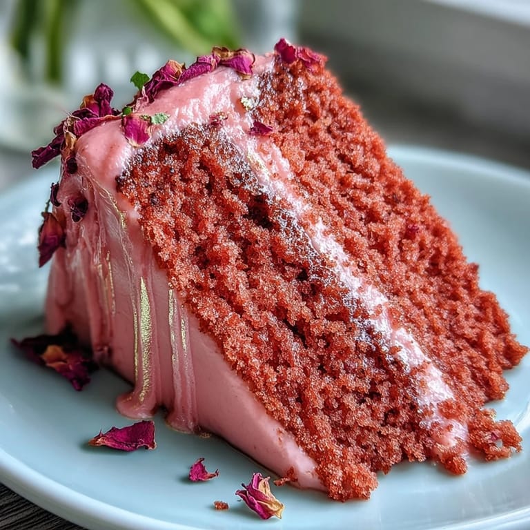 Decadent bridal shower cake featuring smooth rosé buttercream and cascading gold.